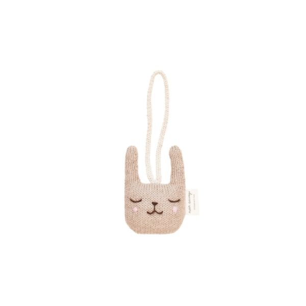 HOCHET D EVEIL LAPIN A SUSPENDRE MAIN SA