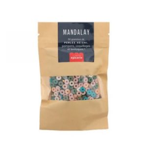 Mélange de perles heishi et de breloque