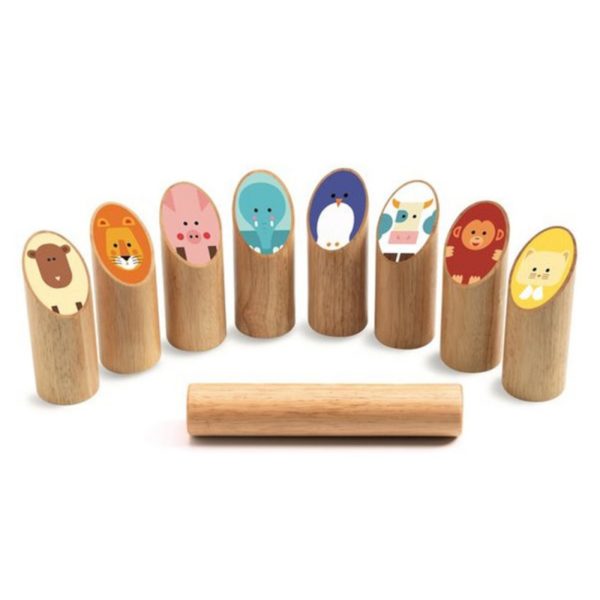 JEU DE QUILLES EN BOIS KYYANIMO