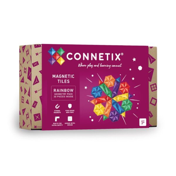 CONNETIX JEU MAGNETIQUE RAINBOW GEOMETRI