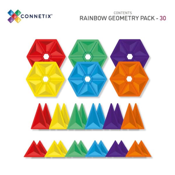 CONNETIX JEU MAGNETIQUE RAINBOW GEOMETRI – Image 3