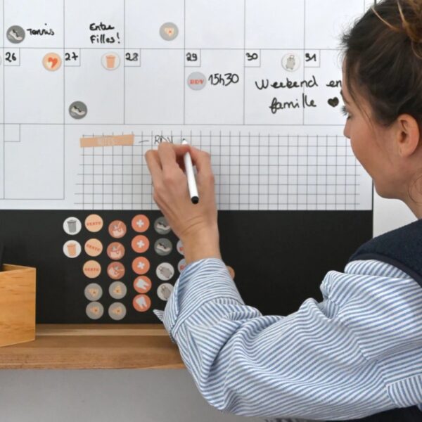 CALENDRIER MURAL MENSUEL MAGNETIQUE FERF – Image 3