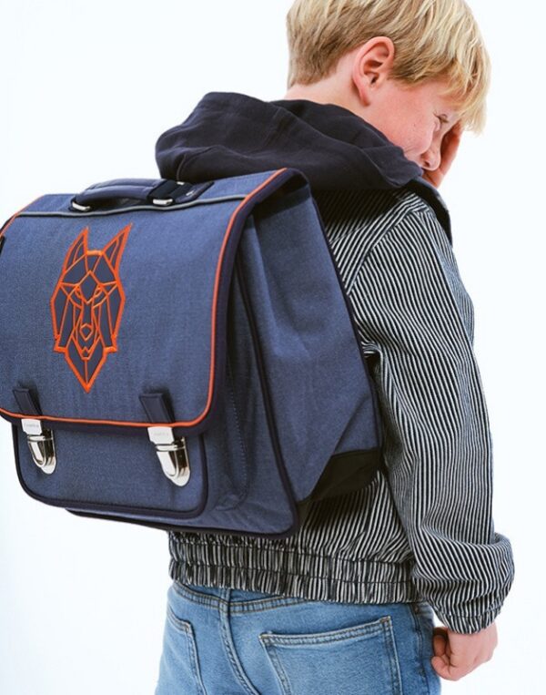 CARTABLE MOYEN LOUP BLEU – Image 2