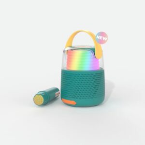 ENCEINTE ET KARAOKE BLEU
