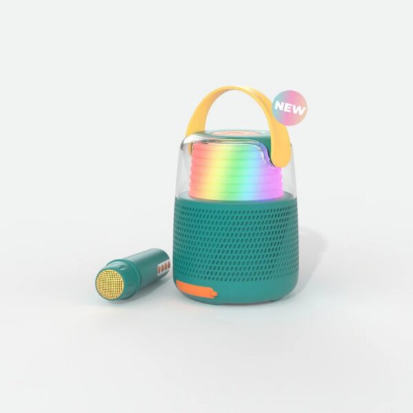 ENCEINTE ET KARAOKE BLEU